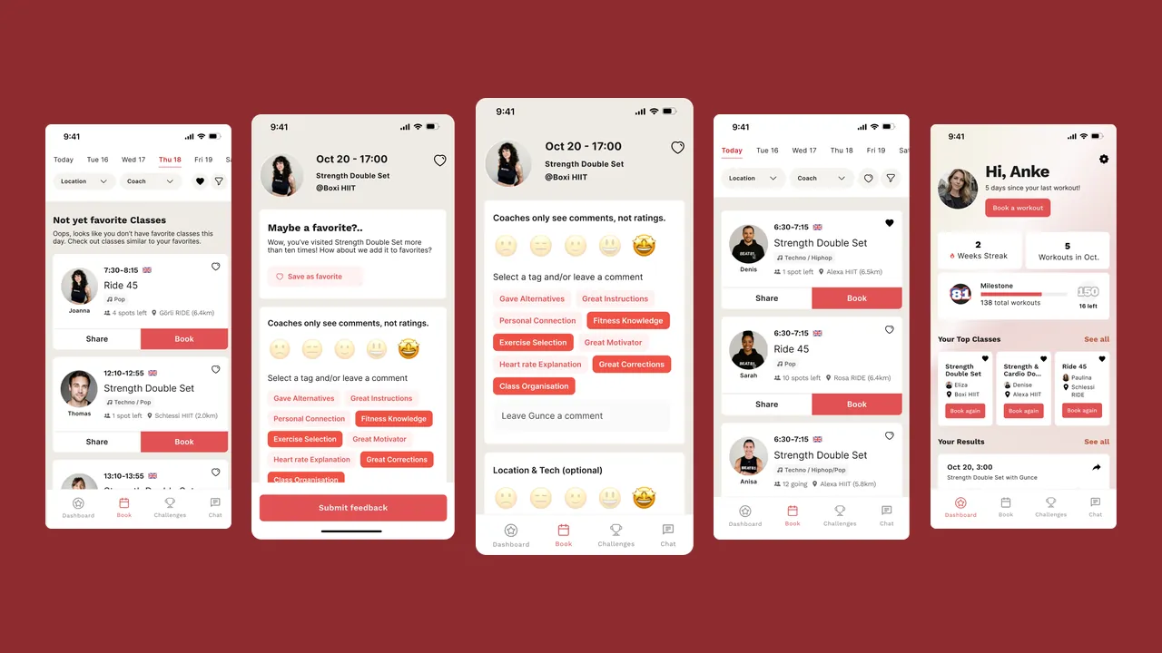 The redesigned Saved classes surfaces on the Beat81 Dashboard and Book tabs
